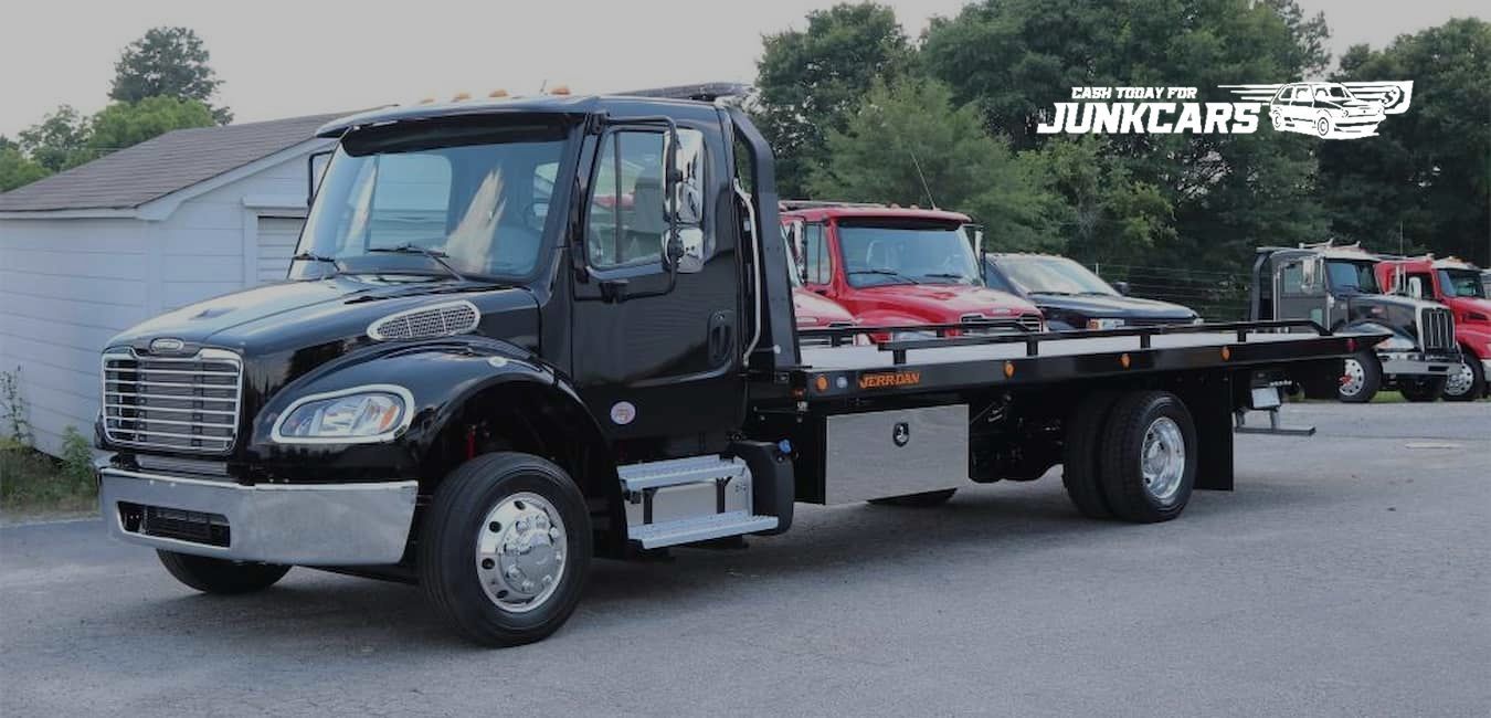 flat bed tow truck